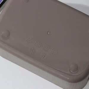 Короб для хранения с крышкой «Инфинити», 20x14x8 см, 1,7 л, цвет французский серый