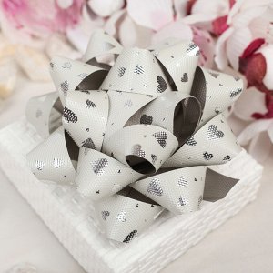 Бант - звезда №10 набор 6 шт., МИКС