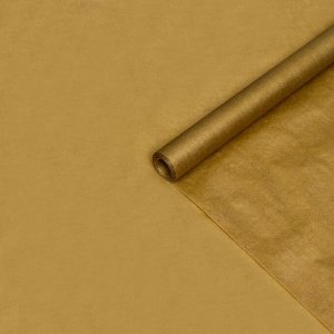 Пергамент флористический "Золотой" двухсторонний, 0,6 х 10 м, 45 г/м2