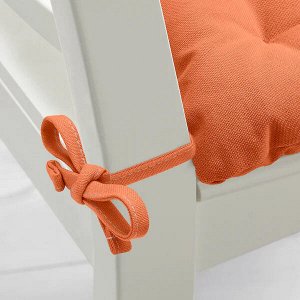 VIPPÄRT ВИППЭРТ Подушка на стул, оранжевый 38x38x6.5 см