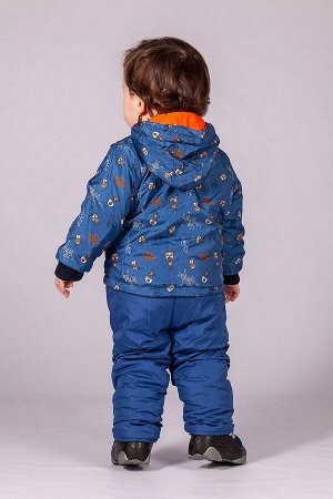 Комплект Цвет: Темно-синий; Материал: ПлащевкаУтеплитель: синтепон 100гр/м2.
Ткань верха: Курточная 100&#37;п/э, FITSYSTEM, обработка WR, PU MILKY.
Ткань подкладки: Подкладка 1 &#40;куртка и брюки &#4