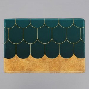 Коврик Доляна «Дели», 40x60 см, цвет зелёный