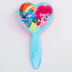 Расческа массажная в форме сердца "Пони", My Little Pony