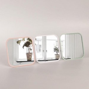Зеркало складное-подвесное, зеркальная поверхность 15 ? 15 см, цвет МИКС