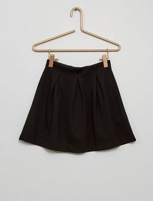 Короткая юбка из эластичного трикотажа