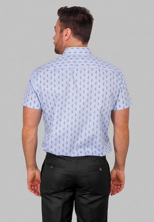 Сорочка мужская короткий рукав GREG 223/201/202/ZS/C/1