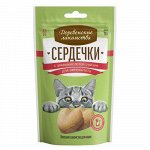 Деревенские Лакомства Сердечки с аминокислотой L-лизин для иммунитета 30 гр