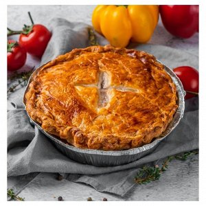 Пирог с говяжьим языком, моцарелой и вялеными томатами~ 1кг
