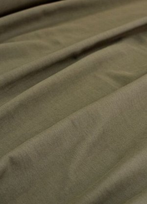 Плательный хлопок цв.Серо-зеленый хаки, ш.1.46м, хлопок-100%, 160гр/м.кв
