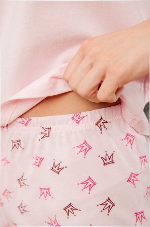 Happy Fox Пижама для девочки подростка, цвет розовый