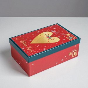 Набор подарочных коробок 6 в 1 «С новым годом», 20x12.5x7.5 - 32.5x20x12.5 см, Новый год