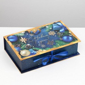 Коробка?книга «Сказка», 20 х 12.5 х 5 см, Новый год