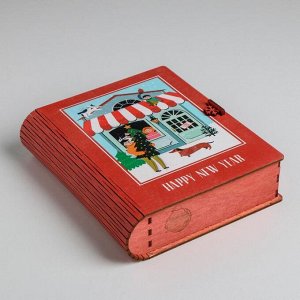 Коробкa-книгa деревяннaя «Книгa скaзок», 23 ? 16 ? 7 см