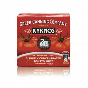 Сок томатный слабоконцентрированный 7% KYKNOS, Греция 500гр