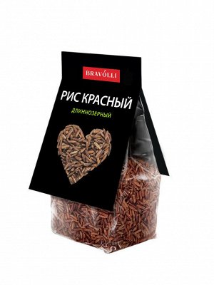 Крупа  "Bravolli!" рис красный длиннозерный 350г (1х11) (#15) Тайланд (шт 5005)