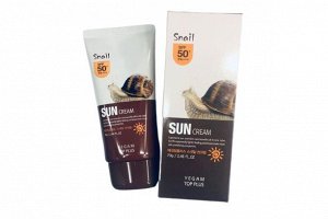 YG Snail Sun Block SPF 50 PA+++ Солнцезащитный смягчающий крем с муцином улитки SPF 50 PA+++ 70мл