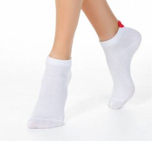 Active  Короткие носки с пикотом-«сердечком»