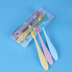 Набор детских зубных щёток, 3 шт., арт.53.0094