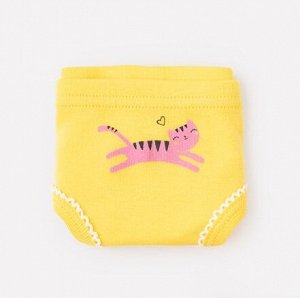 Трусы для девочки Crockid К 1904-3 желтый, розовый, цветные котята (желтый)