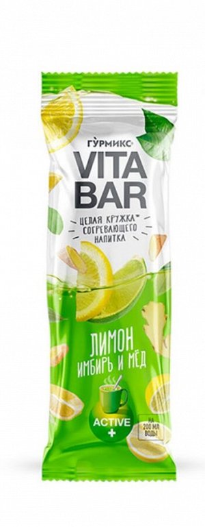 Основа для напитка Vita Bar лимон/имбирь/мед 34г п/п (1бл.х21)(1х4) (1#24) Россия ()(шк 2090) р