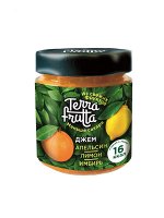 Джем TERRA FRUTTA апельсин/лимон/имбирь 200г ст/б (1 х 6), (#24), Россия (шк 8897)