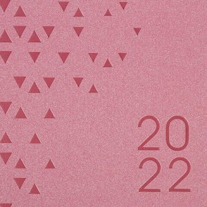 Ежедневник датированный 2022 А5 138x213 мм BRAUBERG "Glance", под кожу, розовый, 112816