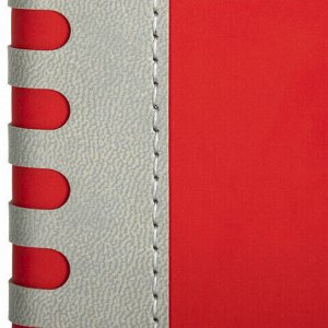 Ежедневник датированный 2022 А5 138x213 мм BRAUBERG "Original", под кожу, бордовый/серый, 112839