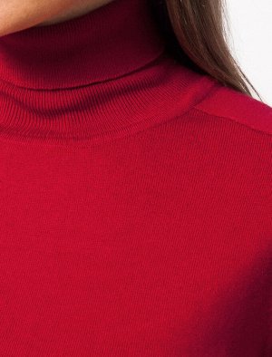 Эластичный свитер тонкой вязки из хлопка с вискозой