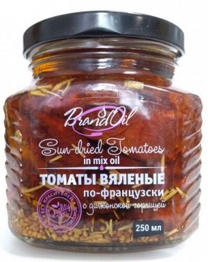 Томаты вяленые "БО" По-французски с дижонской горчицей 250мл ст/б (1х12) (#24) Россия (шк 5306)