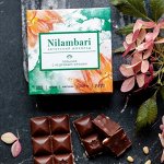 Шоколад Nilambari горький с кедровым орехом