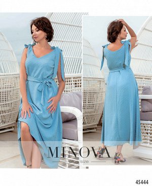 Платье №2281-голубой