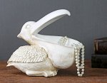 Статуэтка &quot;Пеликан&quot;, цвет белый