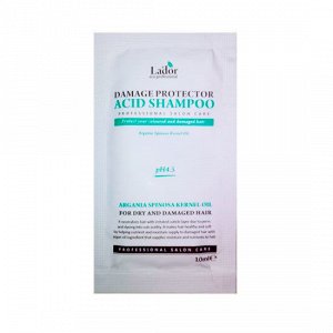 Lador Шампунь с аргановым маслом и коллагеном damage protector acid shampoo, 10 мл