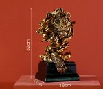 Статуэтка-бюст &quot;Лев&quot;, цвет золотистый