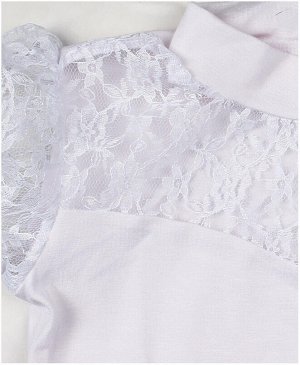 Белая школьная водолазка(блузка) для девочки Цвет: белый