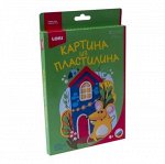 Картина из пластилина Мышка у домика, арт.Пз/Пл-012