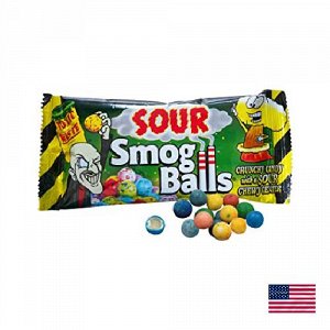 Toxic Waste Smog Balls 48g - Супер кислые конфеты