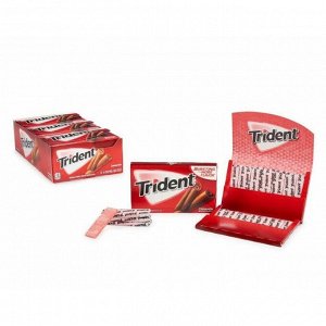 Trident Cinnamon 26g - Жевательная резинка Трайдент корица. 14 шт