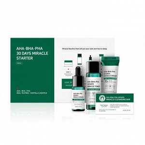 Some By Mi AHA-BHA-PHA 30 Days Miracle Starter Kit Набор для проблемной кожи с кислотами