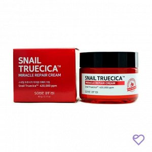 Some By Mi Восстанавливающий крем с муцином чёрной улитки Snail Truecica Miracle Repair Cream, 60мл
