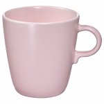 FARGKLAR ФЭРГКЛАР | Кружка, матовая поверхность светло-розовый | 37 сл