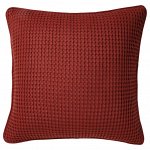 VARELD ВОРЕЛЬД | Чехол на подушку, коричнево-красный | 50x50 см