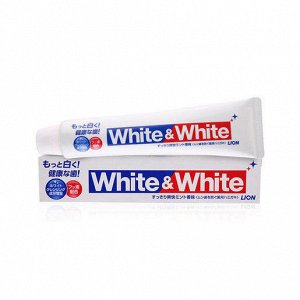 Lion "White & White" Зубная паста c двойным отбеливающим эффектом, 150гр