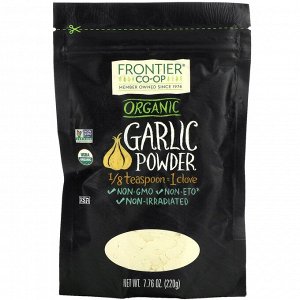 Frontier Natural Products, Organic Garlic Powder, 7.76 oz (220 g)