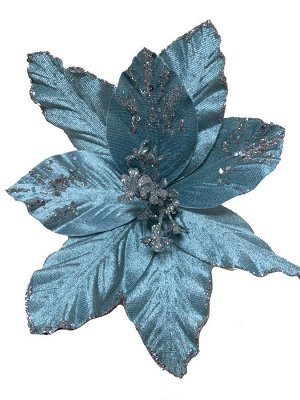 Новогоднее ёлочное украшение из полиэстера, на клипсе из черного металла / 24 cmсм арт.86988