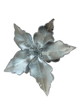 Новогоднее ёлочное украшение из полиэстера, на клипсе из черного металла / 14 cmсм арт.86975