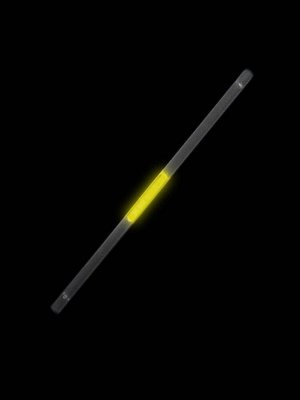 Светящаяся соломинка (трубочка для питья) карнавальная Желтая соломинка, 27x6,5x1