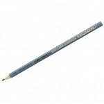 Карандаш ч/г Koh-I-Noor &quot;Triograph 2&quot; средний, серый корпус, трехгран., заточен.