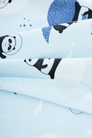 Пеленка(Осень-Зима)+baby (панды в космосе на небесном)