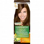 Гарньер , Garnier Стойкая питательная крем- краска для волос &quot;Color Naturals&quot; (Колор Нэчралс)  c 3 маслами, оттенок 4.3, Золотистый каштан, 110 мл